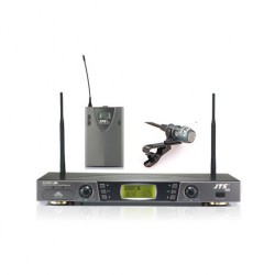 Bộ thu tần số UHF/ 2 Micro không dây cài ve US-903DC Pro/PT-920BG+CM-501